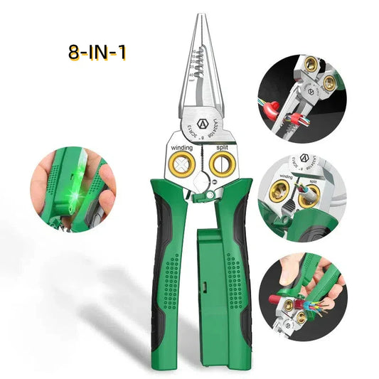 8-in-1 Super Easy Multi-Function Wire Stripping Pliers