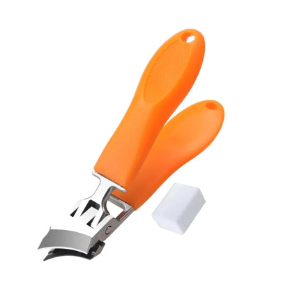 Wide Jaw Opening Anti-Splash Slanted Nail Clipper