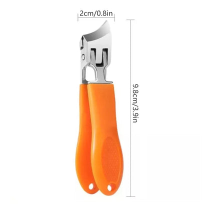 Wide Jaw Opening Anti-Splash Slanted Nail Clipper